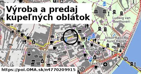 Výroba a predaj kúpeľných oblátok