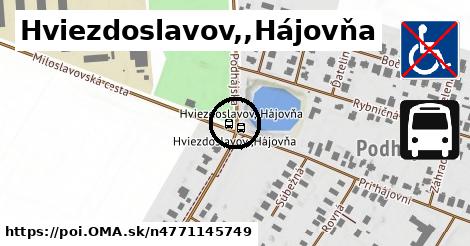 Hviezdoslavov,,Hájovňa