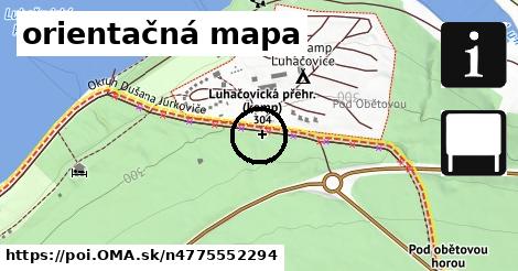 orientačná mapa