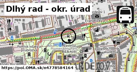 Dlhý rad - okr. úrad