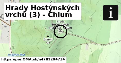 Hrady Hostýnských vrchů (3) - Chlum