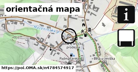 orientačná mapa