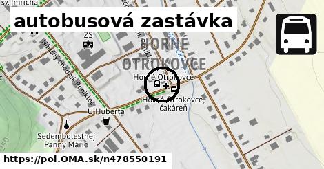 autobusová zastávka