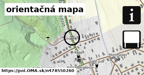 orientačná mapa