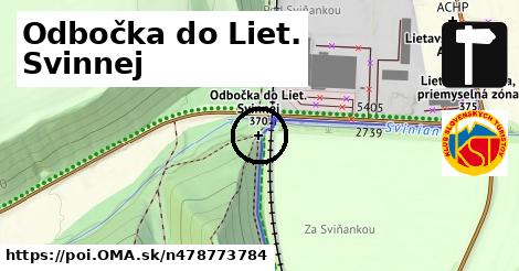 Odbočka do Liet. Svinnej