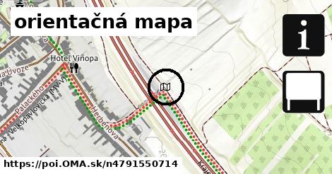 orientačná mapa