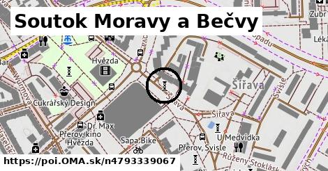 Soutok Moravy a Bečvy