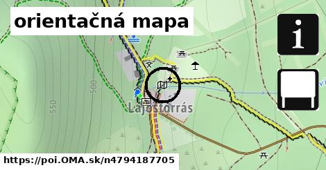 orientačná mapa