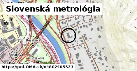 Slovenská metrológia