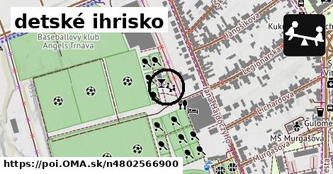 detské ihrisko