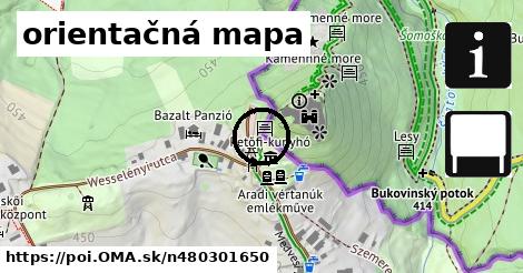 orientačná mapa