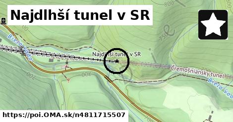 Najdlhší tunel v SR