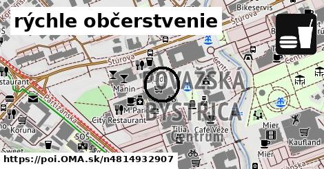 rýchle občerstvenie