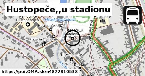 Hustopeče,,u stadionu