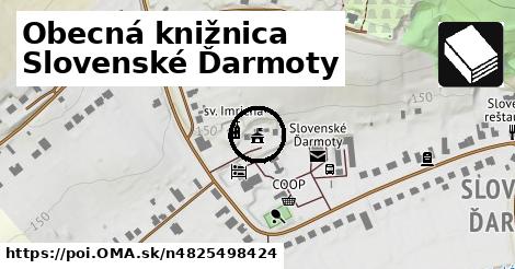 Obecná knižnica Slovenské Ďarmoty