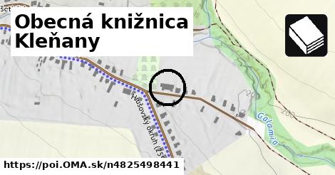 Obecná knižnica Kleňany