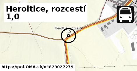 Heroltice, rozcestí 1,0