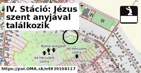 IV. Stáció: Jézus szent anyjával találkozik