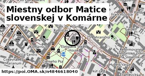 Miestny odbor Matice slovenskej v Komárne