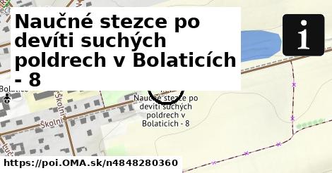 Naučné stezce po devíti suchých poldrech v Bolaticích - 8