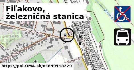 Fiľakovo, železničná stanica