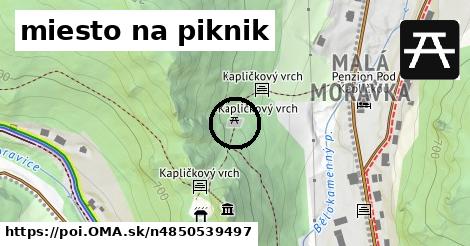 miesto na piknik