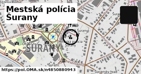 Mestská polícia Šurany