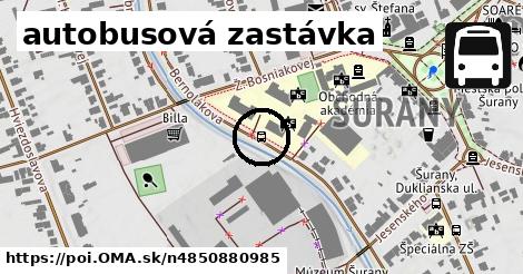 autobusová zastávka