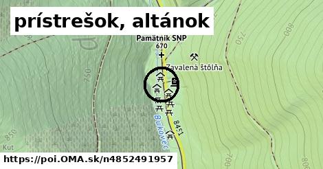 prístrešok, altánok