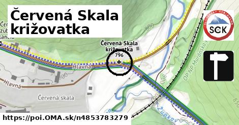 Červená Skala križovatka