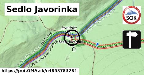 Sedlo Javorinka