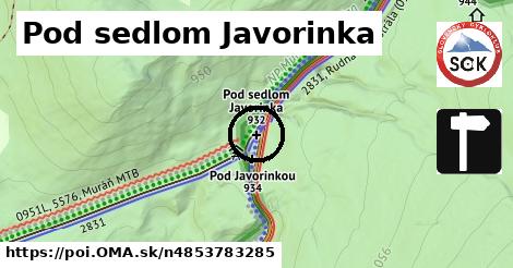 Pod sedlom Javorinka