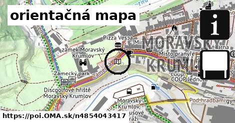 orientačná mapa