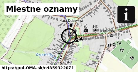 Miestne oznamy