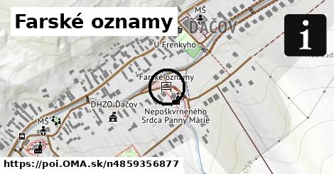 Farské oznamy