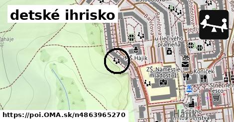 detské ihrisko