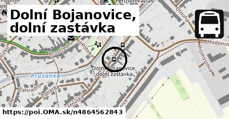 Dolní Bojanovice, dolní zastávka