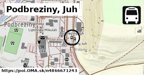 Podbreziny, Juh