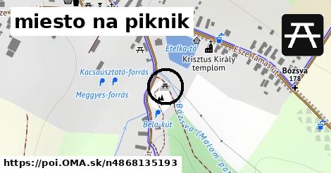 miesto na piknik