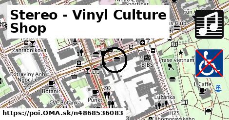 Stereo - Vinyl Culture Shop