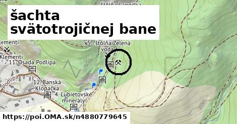 šachta svätotrojičnej bane