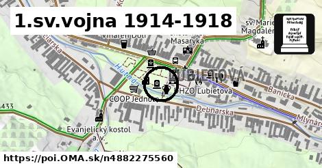 1.sv.vojna 1914-1918