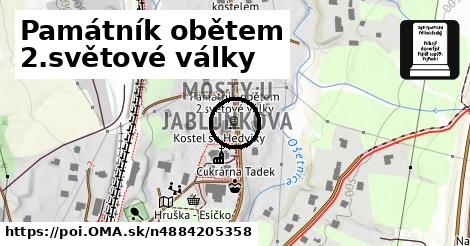 Památník obětem 2.světové války