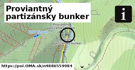 Proviantný partizánsky bunker