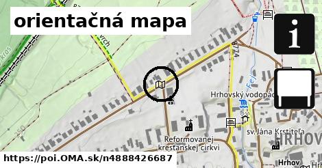 orientačná mapa