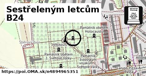 Sestřeleným letcům B24