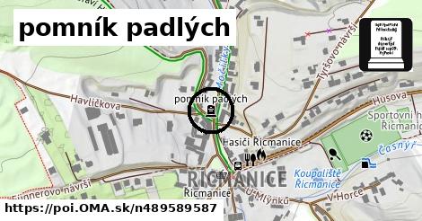 pomník padlých