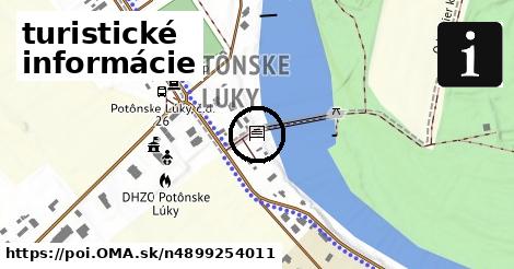 turistické informácie