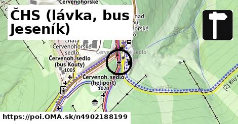 ČHS (lávka, bus Jeseník)