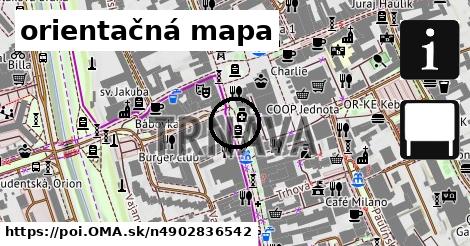 orientačná mapa